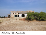 Sheesh Mahal, Shahi Palace of Kotdiji close Kot Diji Fort in Khairpur District, Pakistan (2021 год). Стоковое фото, фотограф Сергей Стрелков / Фотобанк Лори