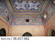 Kot Diji Fort, Pakistan - 24 Mar 2021: Sheesh Mahal, Shahi Palace of Kotdiji close Kot Diji Fort in Khairpur District, Pakistan. Редакционное фото, фотограф Сергей Стрелков / Фотобанк Лори