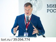 Марат Хуснуллин. Заместитель председателя правительства Российской Федерации. (2021 год). Редакционное фото, фотограф Александр Тарасенков / Фотобанк Лори