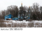 Николо-Архангельская церковь в Никольско-Архангельском, Балашиха (2023 год). Редакционное фото, фотограф Дмитрий Неумоин / Фотобанк Лори