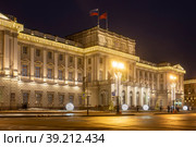 Санкт-Петербург. Мариинский дворец. Законодательное собрание  СПб (2023 год). Редакционное фото, фотограф Литвяк Игорь / Фотобанк Лори