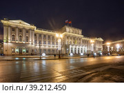 Санкт-Петербург. Мариинский дворец. Законодательное собрание  СПб (2023 год). Редакционное фото, фотограф Литвяк Игорь / Фотобанк Лори