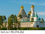 Воскресенский Ново-Иерусалимский монастырь. Истра, Московская область (2022 год). Стоковое фото, фотограф Александр Щепин / Фотобанк Лори