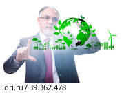 Ecology concept with ecological elements. Стоковое фото, фотограф Elnur / Фотобанк Лори