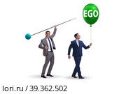 Businessman in excessive ego concept. Стоковое фото, фотограф Elnur / Фотобанк Лори