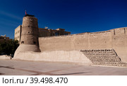 Exterior view to Al Fahidi fort in Dubai, UAE (2015 год). Стоковое фото, фотограф Сергей Майоров / Фотобанк Лори