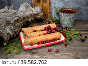 Карельское блюдо- сульчинат. Рецепты северной кухни. Стоковое фото, фотограф Наталья Осипова / Фотобанк Лори