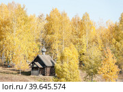 Chapel Eli Proroka in Nizhnyaya Sinyachikha.Russia (2013 год). Стоковое фото, фотограф Сергей Буторин / Фотобанк Лори