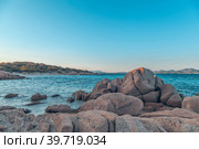 Capriccioli beach in Costa Smeralda. Стоковое фото, фотограф Татьяна  Бральнина / Фотобанк Лори