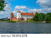 Mir Castle in Minsk region - historical heritage of Belarus. (2022 год). Стоковое фото, фотограф Татьяна  Бральнина / Фотобанк Лори