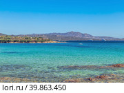 Beach in Costa Smeralda (2017 год). Стоковое фото, фотограф Татьяна  Бральнина / Фотобанк Лори