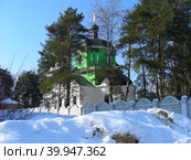 Церковь Саввы Сторожевского. Улица Гагарина, 16. Поселок Заря. Балашихинский район. Московская область (2012 год). Стоковое фото, фотограф lana1501 / Фотобанк Лори