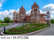 Mir Castle in Minsk region - historical heritage of Belarus. (2022 год). Стоковое фото, фотограф Татьяна  Бральнина / Фотобанк Лори