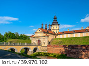 Nesvizh Castle is a castle of the Radziwill family (2022 год). Редакционное фото, фотограф Татьяна  Бральнина / Фотобанк Лори