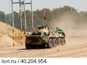 BTR-82 amphibious armoured personnel carrier (2019 год). Редакционное фото, фотограф Сергей Буторин / Фотобанк Лори