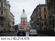 Церковь Святого Пантелеймона в Санк-Петербурге (2022 год). Стоковое фото, фотограф Вербицкая Светлана / Фотобанк Лори
