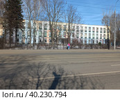 Измайловская гимназия №1508. Бывшая спецшкола №1267 имени М. П. Воробьева. Первомайская улица, 65. Район Измайлово. Город Москва (2023 год). Стоковое фото, фотограф lana1501 / Фотобанк Лори