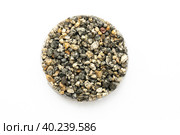 sample of stone chips, pavements for footpaths and sidewalks. Стоковое фото, фотограф Скрипачев Антон / Фотобанк Лори