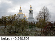 Казанская церковь Серафимо-Дивеевского монастыря. Дивеево. Нижегородская область (2022 год). Стоковое фото, фотограф Сергей Афанасьев / Фотобанк Лори