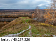 Гороховец.Лысая гора. Потрясающие виды на реку Клязьму с горы. Россия. Стоковое фото, фотограф Pukhov K / Фотобанк Лори