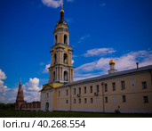 View to Church of the Presentation of the Blessed Virgin in the Temple in Epiphany Staro-Golutvin cloister, Kolomna, Moscow region, Russia (2017 год). Стоковое фото, фотограф Сергей Майоров / Фотобанк Лори