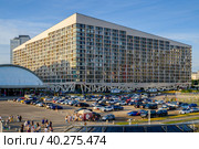 Москва, Ходынский бульвар, 2, офисно-жилой комплекс "Лайнер" (2022 год). Редакционное фото, фотограф glokaya_kuzdra / Фотобанк Лори