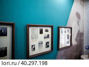 Комната мальчиков - фотографии из семейного архива. Дом-музей Марка Шагала на Покровской улице. Витебск. Беларусь (2022 год). Редакционное фото, фотограф Сергей Афанасьев / Фотобанк Лори