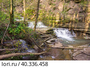 Джиперский водопад, Горячий ключ, Краснодарский край. Стоковое фото, фотограф Алексей Букреев / Фотобанк Лори