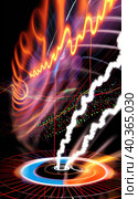 Abstract background. Sublimation of energy. Стоковое AI-изображение, AI-художник Виктория Кольцова / Фотобанк Лори
