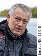 Александр Дрозденко - губернатор Ленинградской области (2021 год). Редакционное фото, фотограф Литвяк Игорь / Фотобанк Лори