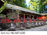 Nikko, Japan - 05 Nov 2013: Tosho-gu temple at autumn, Nikko, Japan. Редакционное фото, фотограф Сергей Стрелков / Фотобанк Лори