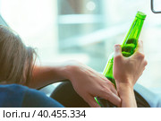 Dangerous female driver. Стоковое фото, фотограф Сергей Толмачёв / Фотобанк Лори