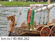 SAINT PETERSBURG, RUSSIA -MAY 28,2016. Open air festival of Norwegian culture "Legends of the Norwegian Viking",Peter and Paul fortress. Стоковое фото, фотограф Анна Кривицкая / Фотобанк Лори