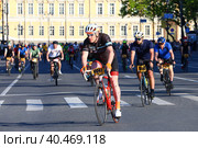 Велогонка La Strada Race. Участники во время заезда. (2023 год). Редакционное фото, фотограф Евгений Кашпирев / Фотобанк Лори