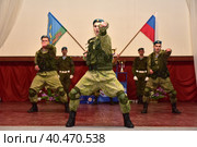 Demonstration performance of airborne fighters. Стоковое фото, фотограф Анна Кривицкая / Фотобанк Лори