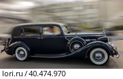 1937 Packard Super Eight Convertible. Стоковое фото, фотограф Iva Noel / Фотобанк Лори
