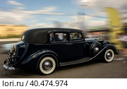 1937 Packard Super Eight Convertible. Стоковое фото, фотограф Iva Noel / Фотобанк Лори