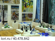 Exhibition of glass in the Union of Artists of Russia. Стоковое фото, фотограф Анна Кривицкая / Фотобанк Лори