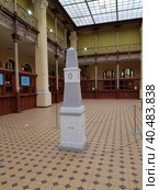 The building of the main post office of St. Petersburg inside (2019 год). Стоковое фото, фотограф Анна Кривицкая / Фотобанк Лори