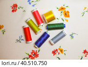 Нитки для шитья. Threads for sewing. Стоковое фото, фотограф Анна Тихомирова / Фотобанк Лори