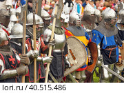 The knights fight in the tournament (2014 год). Редакционное фото, фотограф Анна Кривицкая / Фотобанк Лори