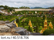 Nong Nooch Tropical Botanical Garden in Pattaya, Kingdom of Thailand (2018 год). Стоковое фото, фотограф Виктория Тельминова / Фотобанк Лори