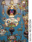 Takashi Murakami Art. Under the Radiation Falls, Garage. (2017 год). Редакционное фото, фотограф Iva Noel / Фотобанк Лори