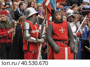 Russia, Vyborg, 30,07,2011 Festival of the historical reconstruction of the Middle Ages "Vyborg Castle" Редакционное фото, фотограф Анна Кривицкая / Фотобанк Лори