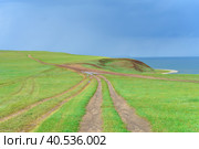 Path to the Cape Kharantsy in Olkhon island, Russia. Стоковое фото, фотограф Татьяна Терехина / Фотобанк Лори