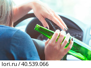Dangerous female driver. Стоковое фото, фотограф Сергей Толмачёв / Фотобанк Лори