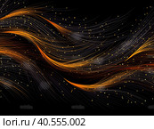Dark Yellow, Orange vector natural abstract pattern. Glitter abstract illustration with doodles and Zen tangles. Created by AI. Стоковое AI-изображение, AI-художник Ярославский Максим / Фотобанк Лори