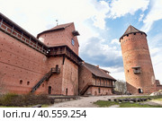 The road to old Turaida castle. Sigulda, Latvia. (2016 год). Редакционное фото, фотограф Анна Кривицкая / Фотобанк Лори