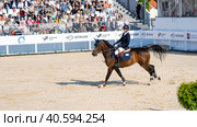 BitRiver CUP Show Jumping Tournament. Equestrian sports. (2023 год). Редакционное фото, фотограф Скрипачев Антон / Фотобанк Лори