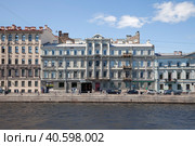 Дом Герварт, набережная Фонтанки 103 (2023 год). Редакционное фото, фотограф Валентина Качалова / Фотобанк Лори